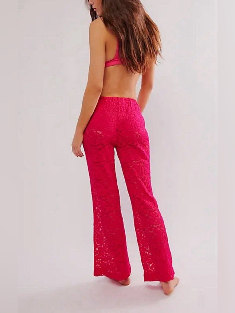 Free people All Day Lace Flare Pants - Picture 3 of 8